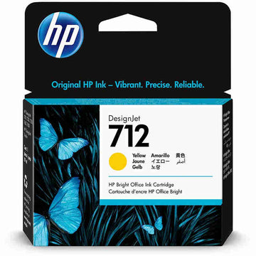 Tinta HP 712 3ED69A Amarillo Original