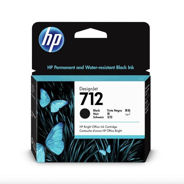 Tinta HP 712 3ED71A Negro Original 80ML