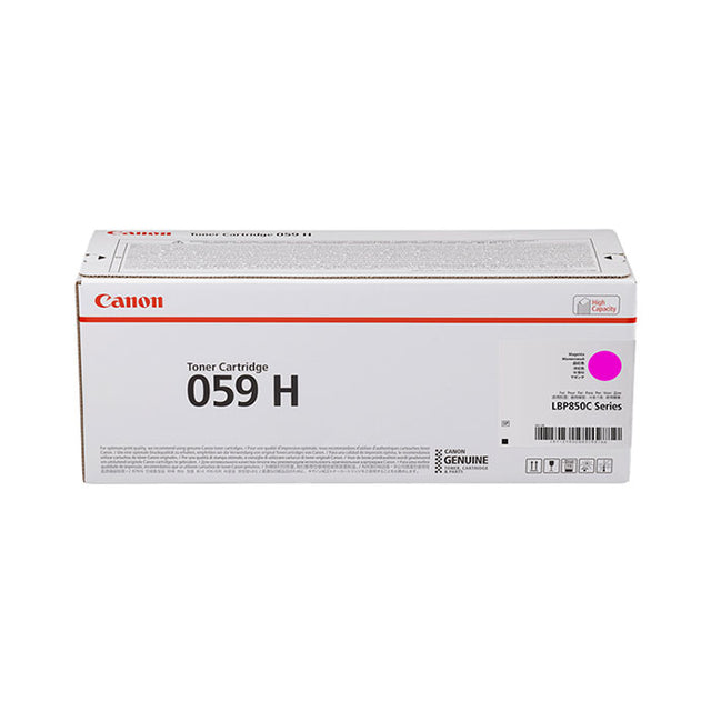 Cartucho Toner Canon 059H Magenta 3625C001