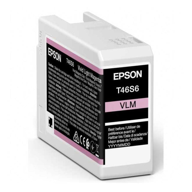 Cartucho De Tinta Epson Magenta Claro T46S6 25ml C13T46S600
