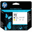 Cabezal HP 72 Negro Mate / Amarillo C9384A