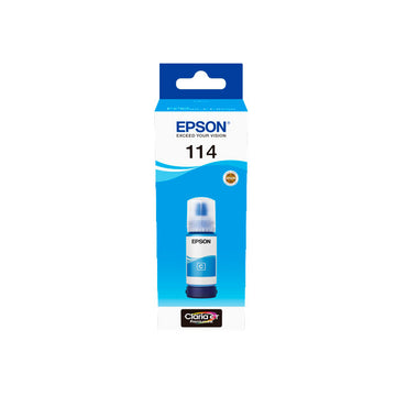 Tinta Epson 114 Ecotank Cian C13T07B240