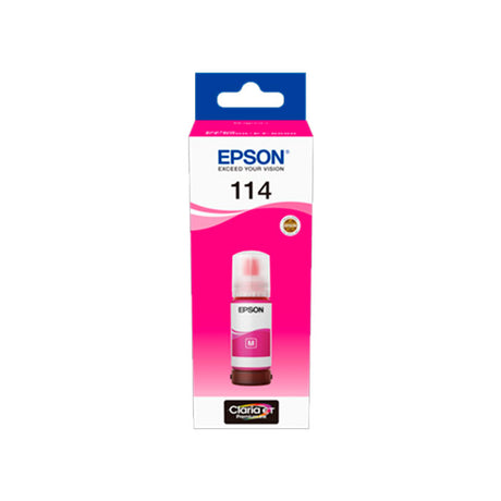 Tinta Epson 114 Ecotank Magenta C13T07B340