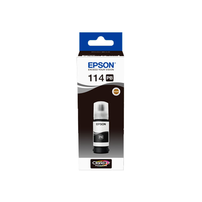 Tinta Epson 114 Ecotank Negro Foto C13T07B140