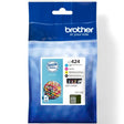 Pack tinta Brother LC424VAL 4 colores Original