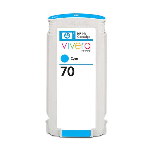 Tinta HP 70 130ML Cian C9452A Original