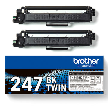 Pack Brother TN247BKTWIN 2 Cartuchos Toner Negro
