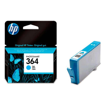 Tinta HP 364 CB318EE Cian Original