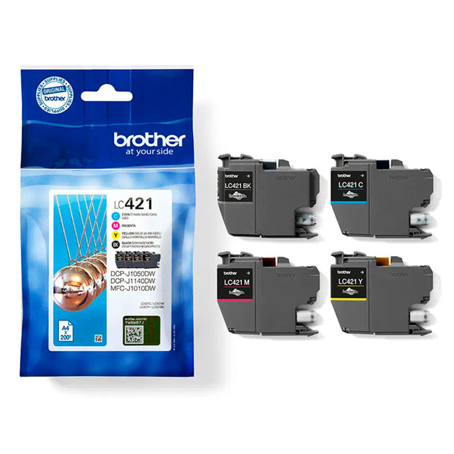 Pack Brother LC421VAL 4 colores