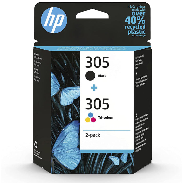 Tinta HP 305 6ZD17AE Multipack Negro y Color