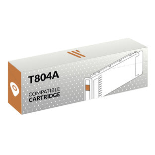 Tinta Compatible con Epson T804A Naranja
