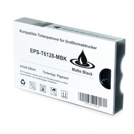 Tinta Compatible con Epson T6128 Negro Mate