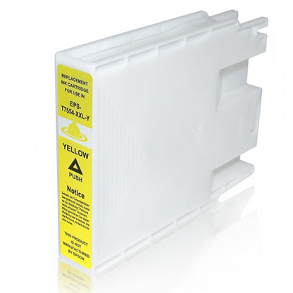Tinta Compatible con Epson T7554 Amarillo WorkForce 8010 8090