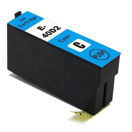 Tinta Compatible con  Epson T40D2 Cian