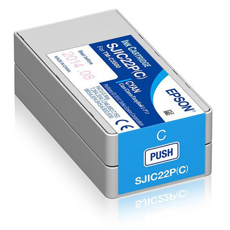 Tinta Compatible con Epson SJIC22P Cian