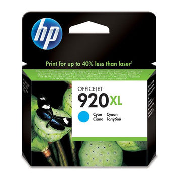 Tinta HP 920XL CD972AE Cian Original