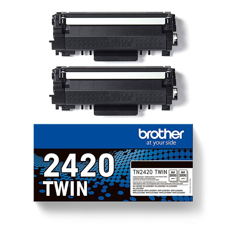Toner Brother TN2420TWIN Pack 2Ud TN2420