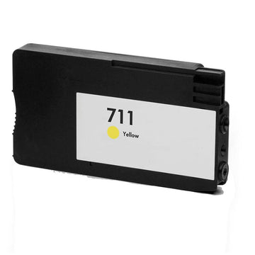 Tinta compatible con HP 711 amarillo CZ132A T120 T125 T130 T520