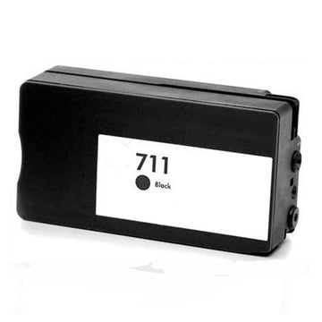 Tinta compatible con HP 711 XL negro CZ133A T120 T125 T130 T520