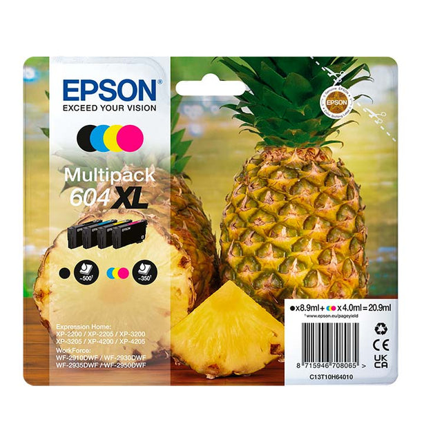 Epson 604XL Piña Multipack 4 colores