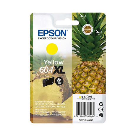 Epson 604XL Piña tinta Amarillo