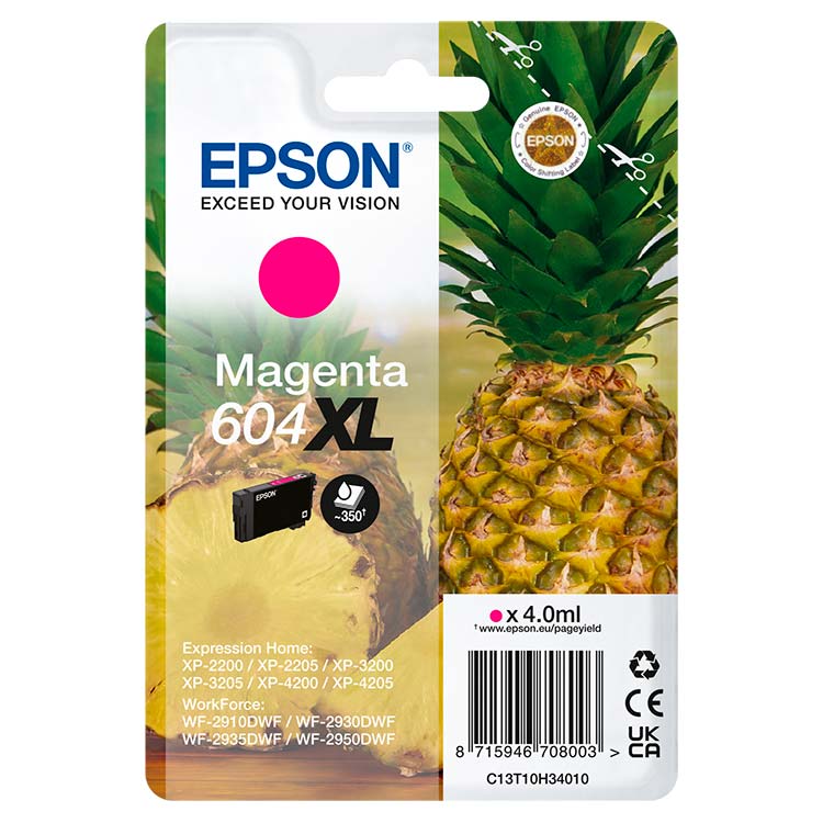 Epson 604XL Piña tinta magenta