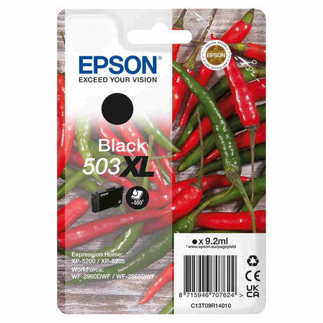 Tinta Epson 503XL negro pimientos