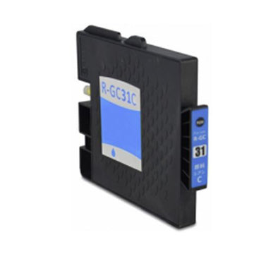 Tinta de sublimacion compatible con Ricoh GC31C cian