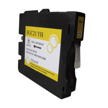 Tinta compatible con Ricoh GC21Y amarillo