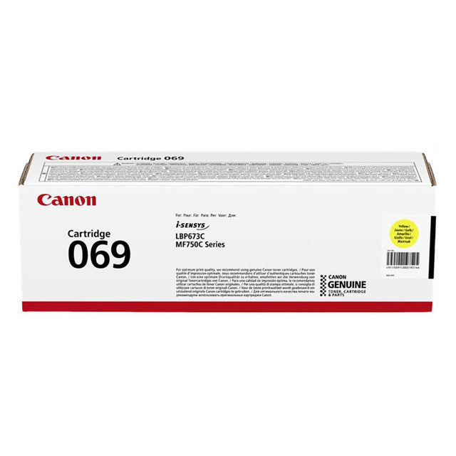 Toner Canon 069 amarillo