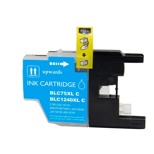 Tinta compatible con Brother LC1240CBP Cian