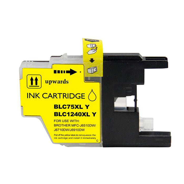 Tinta compatible con Brother LC1240YBP Amarillo