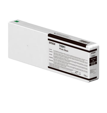 Tinta Epson T55K1 negro photo HDX/HD 700ml