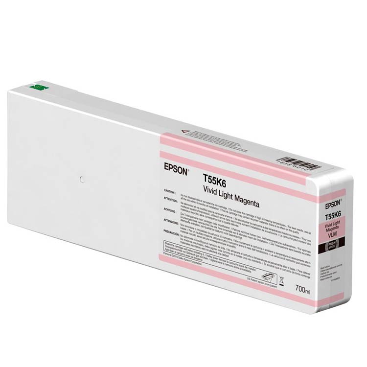 Tinta Epson T55K6 Magenta claro HDX/HD 700ml