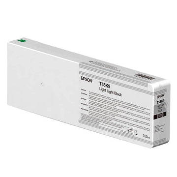 Tinta Epson T55K9 gris claro HDX/HD 700ml