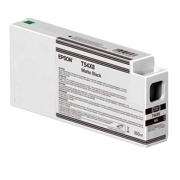 Tinta Epson T54X8 negro mate HDX/HD 350ml