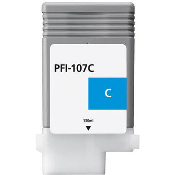 Tinta compatible con Canon PFI-107C Cian