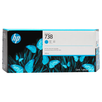 Tinta HP 738 300ml Cian T850 T950