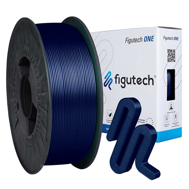 Figutech ONE Filamento PLA Azul Oscuro 1.75mm 1Kg