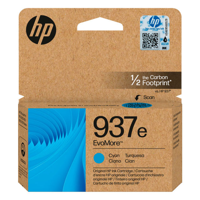 Tinta HP 937e Cian original 4S6W6NE