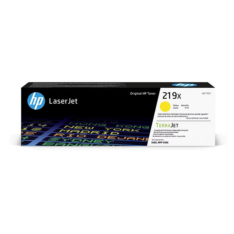 Tóner HP 219X W2192X Amarillo Original