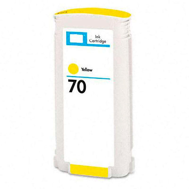 Tinta compatible con HP 70 CC9454A Amarillo