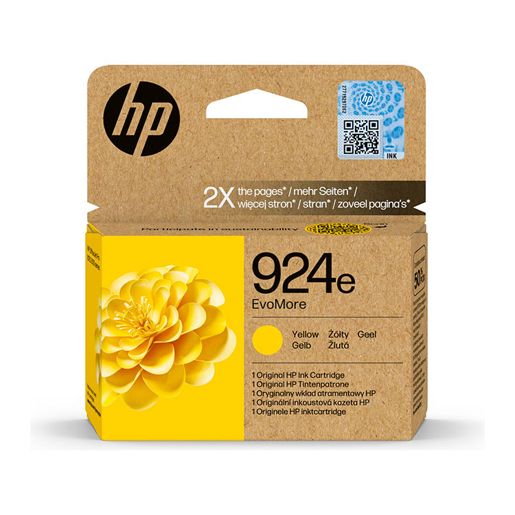Tinta HP 924e 4K0U9NE Amarillo Original