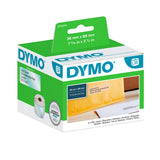 Dymo Etiqueta LW dirección 89x36mm Plástico Transparente