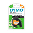 Dymo Cinta LT 12mmx4m Negro/Blanco para ropa