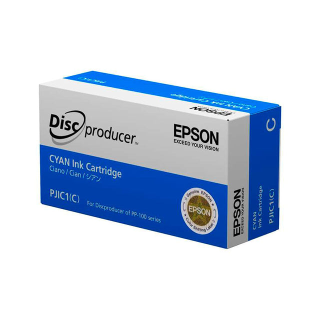 Tinta EPSON Discproducer PJIC7C Cian