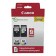 Tinta Canon Colores PG-540 / CL-541 Pack 2 + Papel Foto 50 hojas