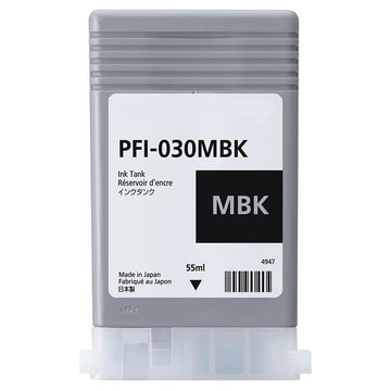 Tinta Compatible con Canon PFI-030MBK Negro Mate