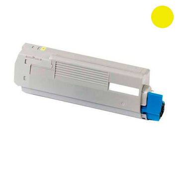 Toner compatible con OKI C801DN C821DN Amarillo