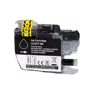 Tinta compatible con Brother LC3217BK Negro